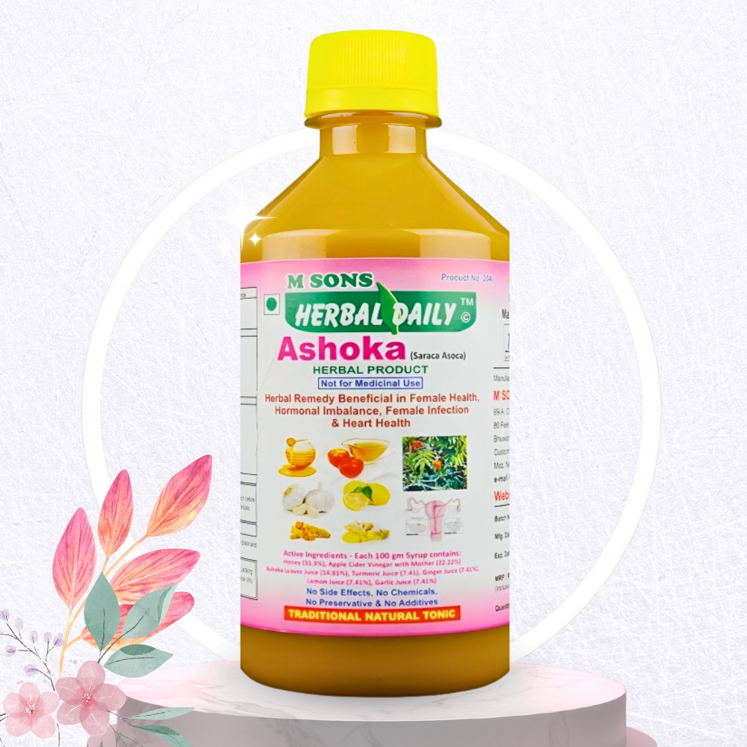 Herbal Daily Ashoka | Pure Herbs | Multivitamin | Vitamin C,  nutrients For Overall Health, Radiance, Strong Bones & Immunity Women Wellness