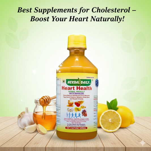 Best Supplements for Cholesterol – Herbal Daily Heart Health