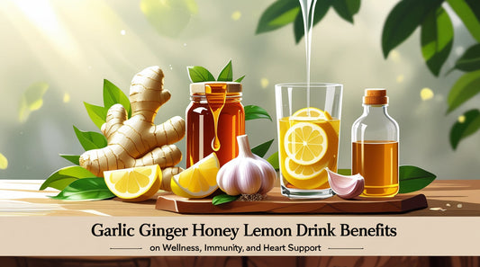 Garlic Ginger Honey Lemon Drink Benefits for Heart Health and Immunity