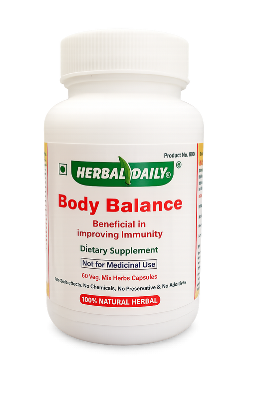 Body Balance Veg Capsule – Herbal Solution for Skin, Digestion & Wellness