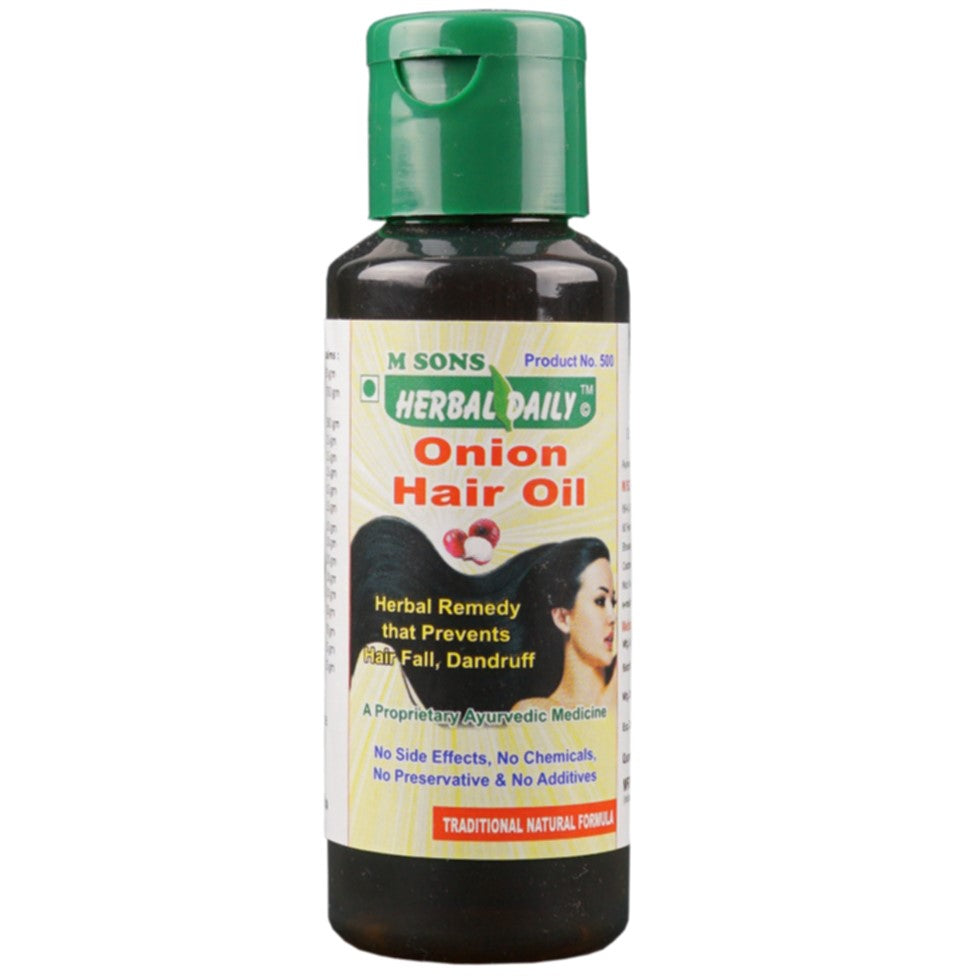 Onion Hair Oil | Nourish hair | Removes Dandruff | Shiny and Smooth Hair