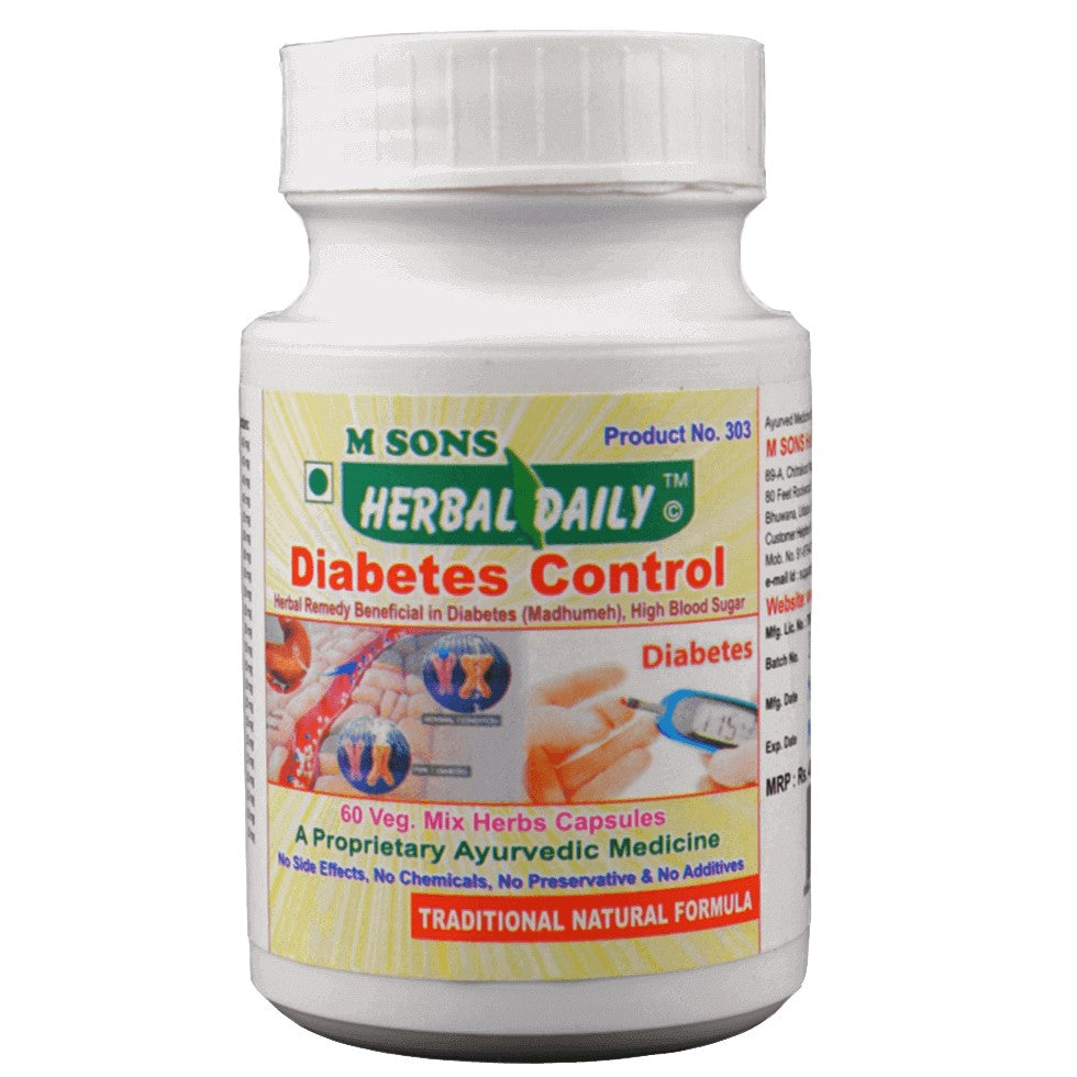 Herbaldaily Diabic Health Pack: Natural Ayurvedic Support for Blood Sugar Control