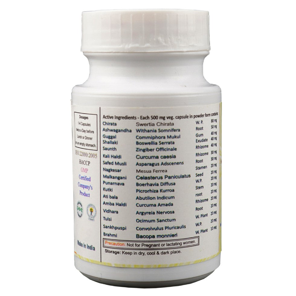 Arthritis Care Veg Capsule helps to lubricate, protect and repair joints and tissue