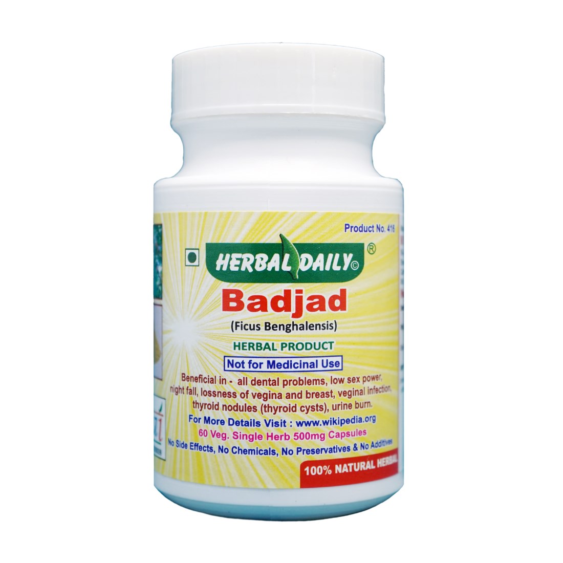 Badjad Veg. capsules Supports Dental problems